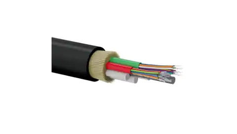 ⁨Kabel światłowodowy zewnętrzny wielomodowy OM2 A-DQ(ZN)B2Y MM 24G 50/125 PE /bębnowy/⁩ w sklepie Wasserman.eu