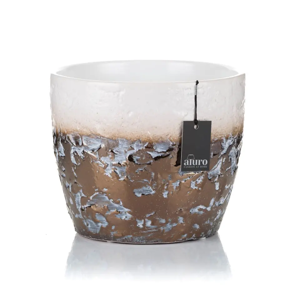 ⁨POT MIDAXI white &copper XL_Aluro⁩ at Wasserman.eu