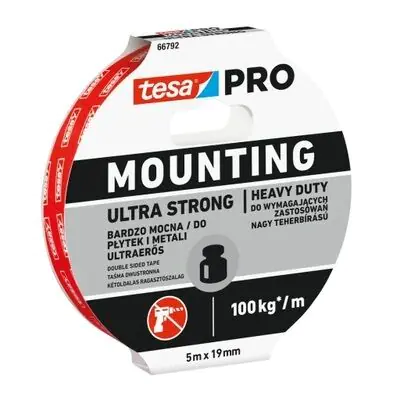 ⁨Taśma montaż.dwustr.pian.1.5m:19mm pro ultra strong⁩ w sklepie Wasserman.eu
