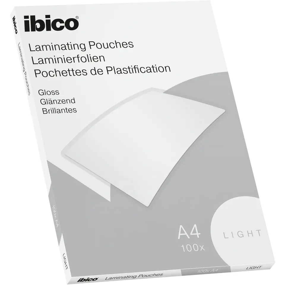 ⁨Lamination film IBICO Light 75 mic 100 pieces 627308⁩ at Wasserman.eu