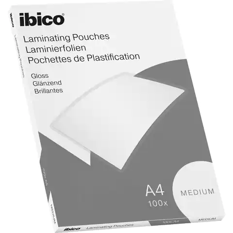 ⁨Folia do laminacji IBICO Medium 100 mic 100 sztuk 627309⁩ w sklepie Wasserman.eu