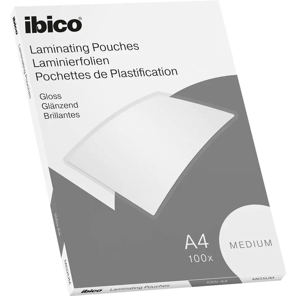 ⁨Lamination film IBICO Medium 100 mic 100 pieces 627309⁩ at Wasserman.eu