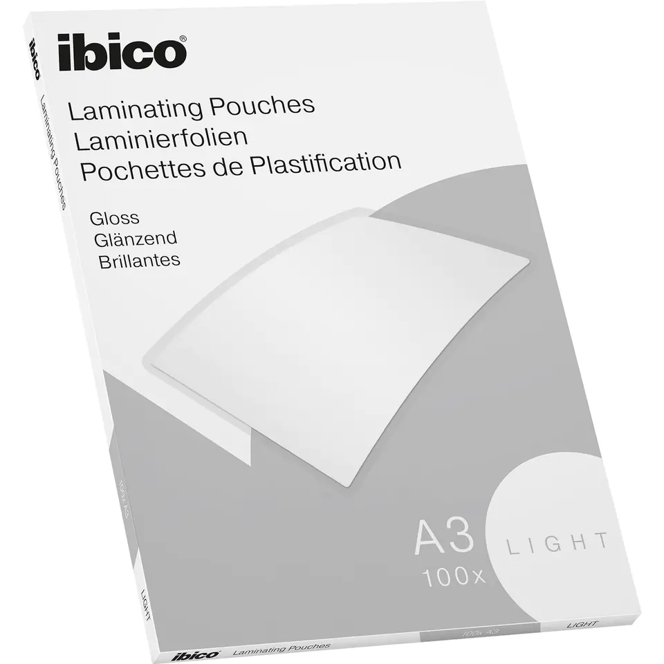 ⁨Lamination film IBICO Light A3 75 mic 100 pieces 627311⁩ at Wasserman.eu