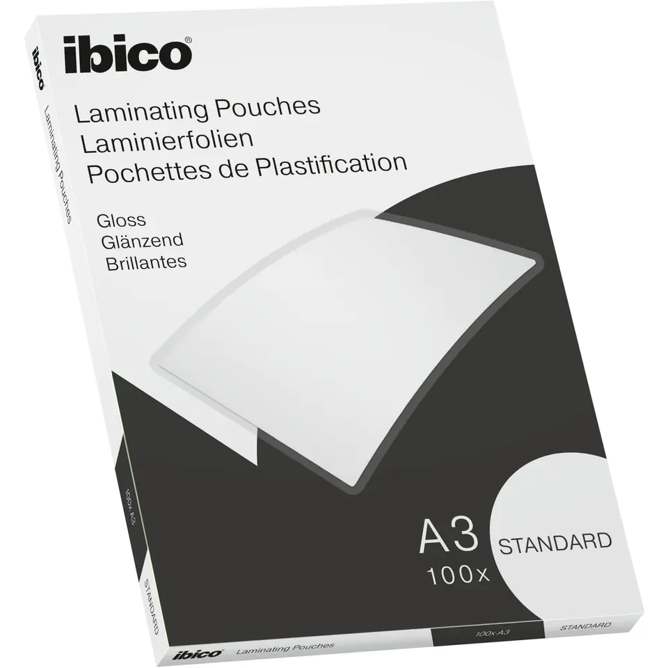 ⁨Folia do laminacji IBICO Standard 125 mic 100 sztuk 627313⁩ w sklepie Wasserman.eu