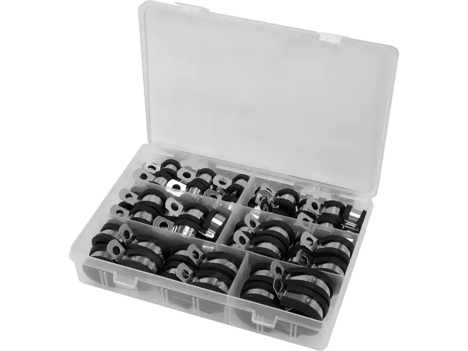 SET OF CABLE TIES METAL-GUM.52 PCS. STEEL N at Wasserman.eu