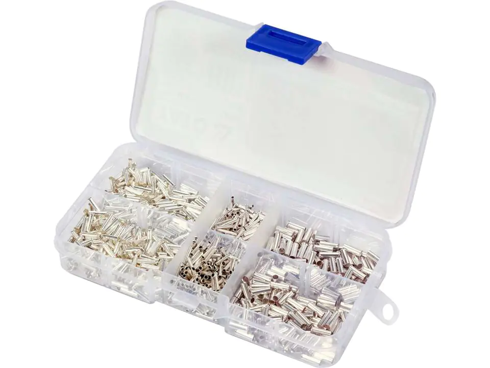 ⁨SET OF CABLE TERMINALS WITHOUT INSULATION 1000 PCS⁩ at Wasserman.eu