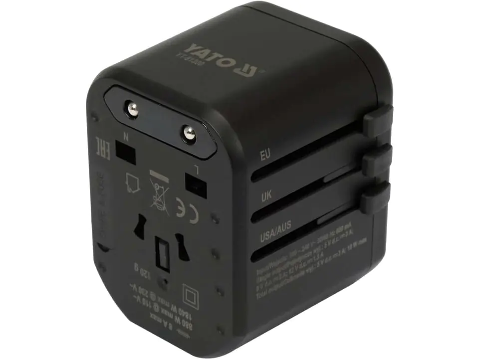 ADAPTER PODRÓŻNY UNIW. USB, USB-C 18W w sklepie Wasserman.eu
