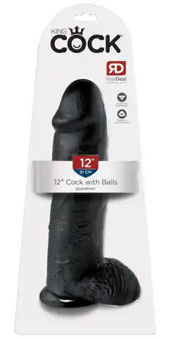 ⁨Dildo with suction cup 30.5 cm King Cock⁩ at Wasserman.eu