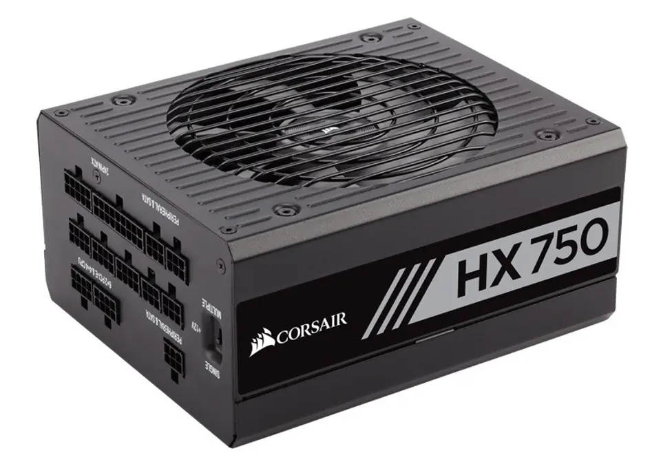 HX Series 750W 80 Plus Platinum 135mm fan modular PSU at Wasserman.eu