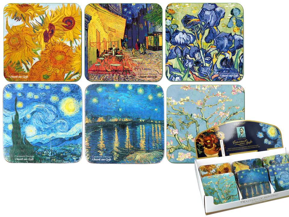 ⁨Display 36 cork pads - Van Gogh⁩ at Wasserman.eu