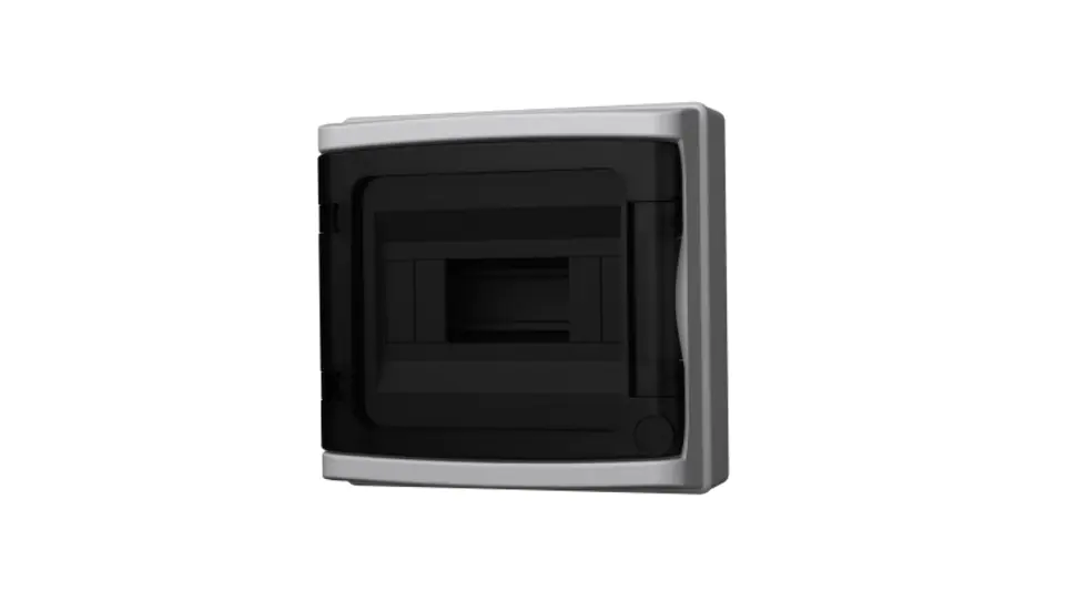 ⁨Surface-mounted switchgear HIGHT IP65 8 modular transparent door 940.08 M-L 4830⁩ at Wasserman.eu