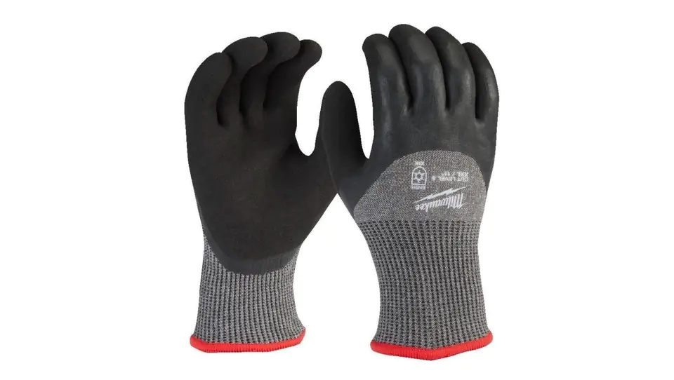 ⁨Winter work gloves, XL/10 cut resistant, protection level 5/E MILWAUKEE⁩ at Wasserman.eu