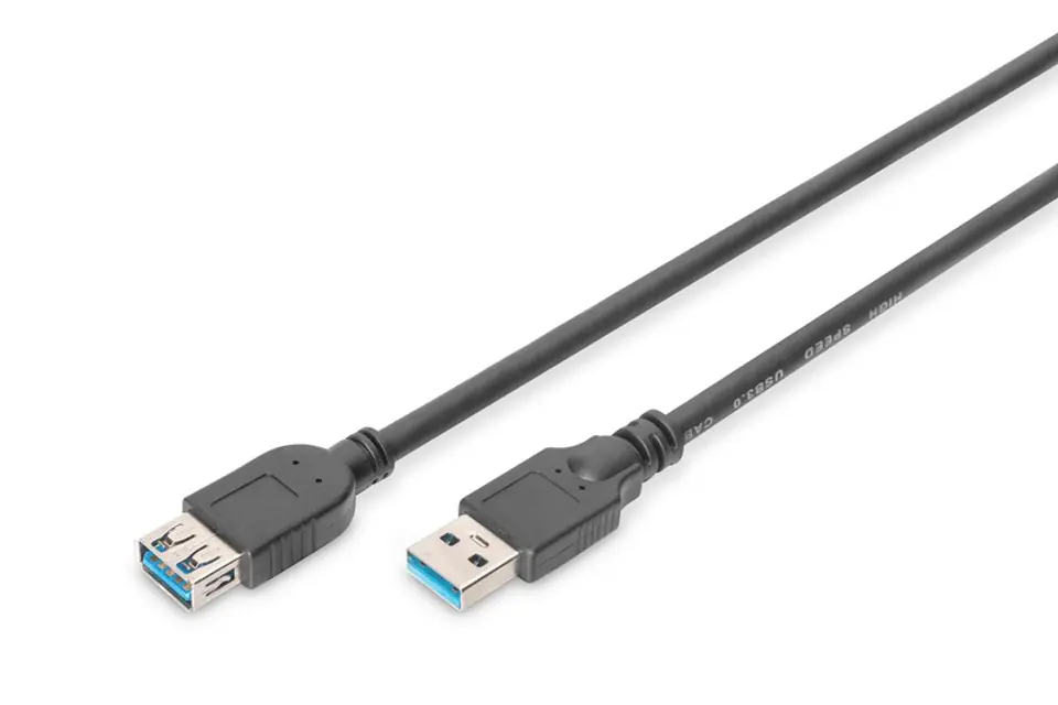 Kabel przedłużający USB 3.1 Gen.1 SuperSpeed 5Gbps Typ USB A/USB A M/Ż czarny 1,8m w sklepie Wasserman.eu