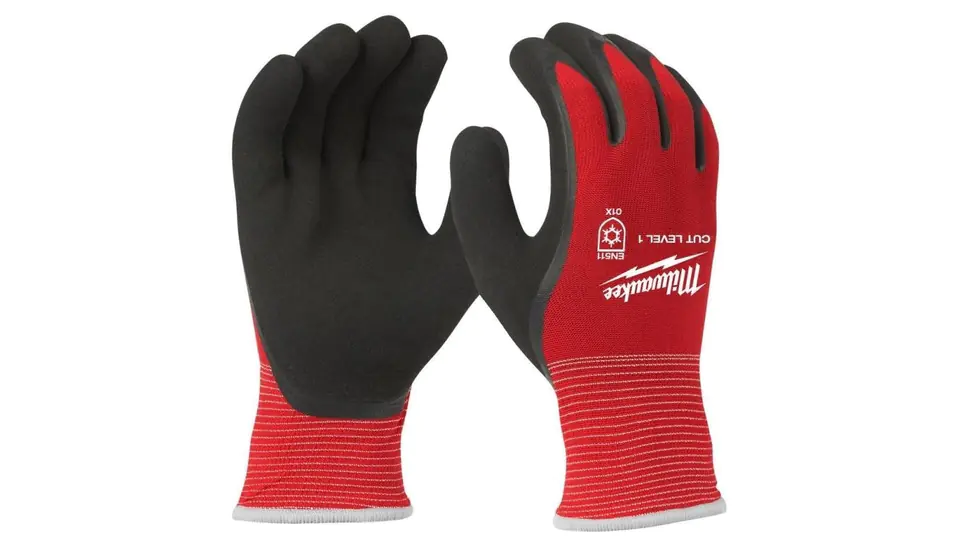 ⁨XL/10 cut resistant winter work gloves, protection level 1/A MILWAUKEE⁩ at Wasserman.eu