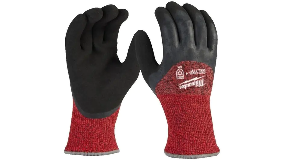 ⁨Winter work gloves, cut resistant L/9, protection level 4/D MILWAUKEE⁩ at Wasserman.eu