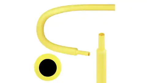 ⁨Rura termokurczliwa z klejem bezhalogenowa RCKH1 6,0/2,0 żółta⁩ w sklepie Wasserman.eu
