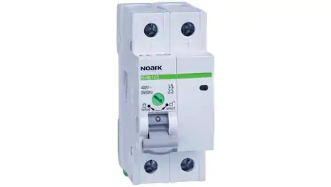 ⁨Isolation disconnector 63A 2-pole 2P (400V AC) 2-module with OFF NOARK lock⁩ at Wasserman.eu