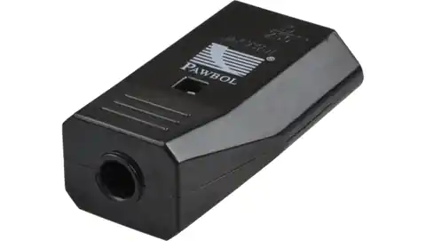 ⁨Flat current socket 2P 230V 2.5A black for cable⁩ at Wasserman.eu