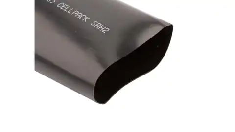 ⁨Heat shrink tube thickened SRH2/160-50/1000mm with glue black 144018 /1m/⁩ at Wasserman.eu
