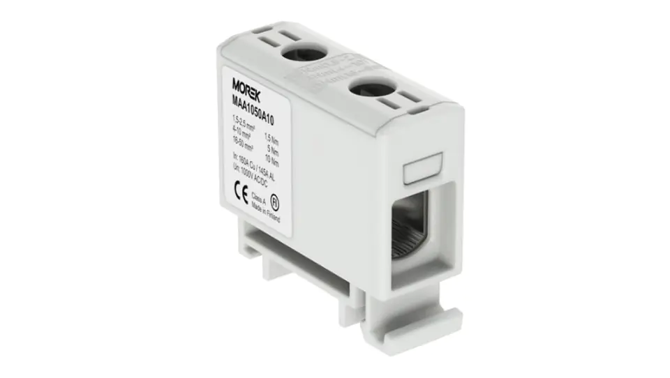 ⁨OTL50 connector grey 1xAl/Cu 1,5-50mm2 1000V Universal terminal MAA1050A10⁩ at Wasserman.eu