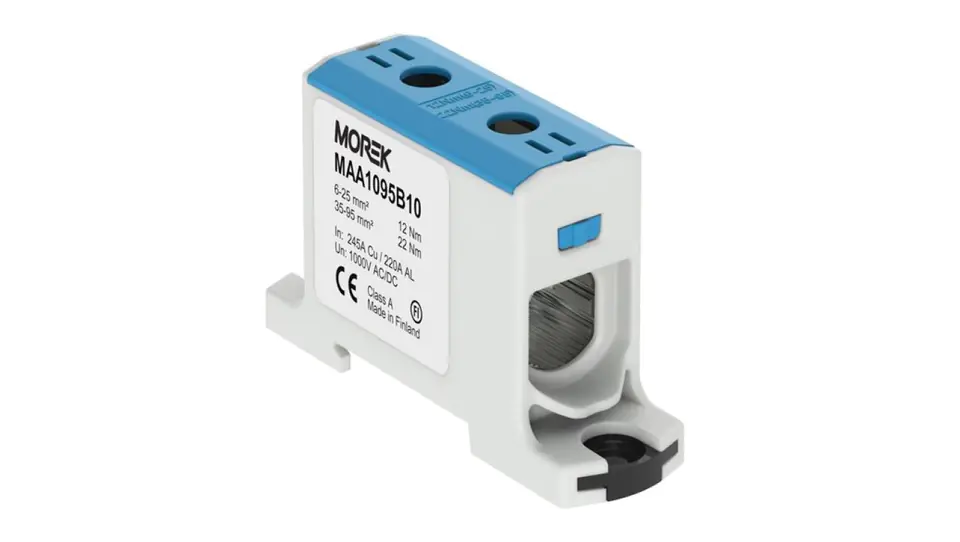 ⁨OTL95 connector blue 1xAL/CU 6-95mm2 Universal terminal MAA1095B10⁩ at Wasserman.eu