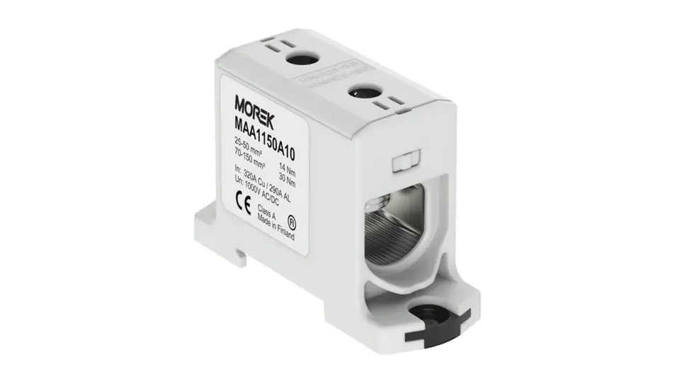 ⁨OTL150 connector grey 1xAL/CU 25-150mm2 1000V Universal terminal MAA1150A10⁩ at Wasserman.eu