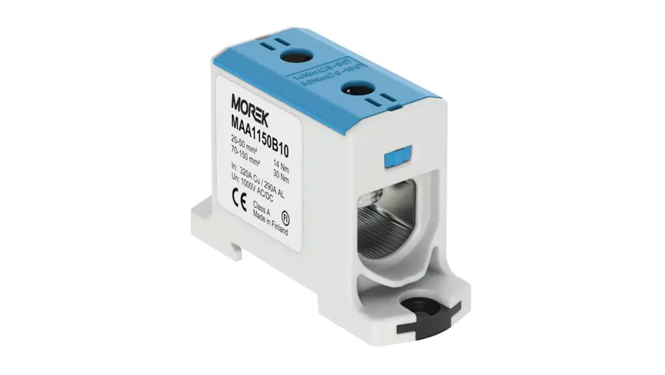 ⁨OTL150 connector blue 1xAL/CU 25-150mm2 1000V Universal terminal MAA1150B10⁩ at Wasserman.eu