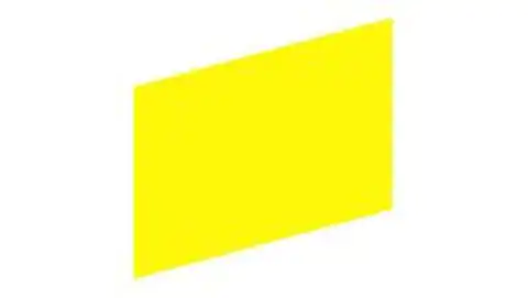 ⁨Rectangular yellow plate 19x27mm without imprint ZBY5102⁩ at Wasserman.eu