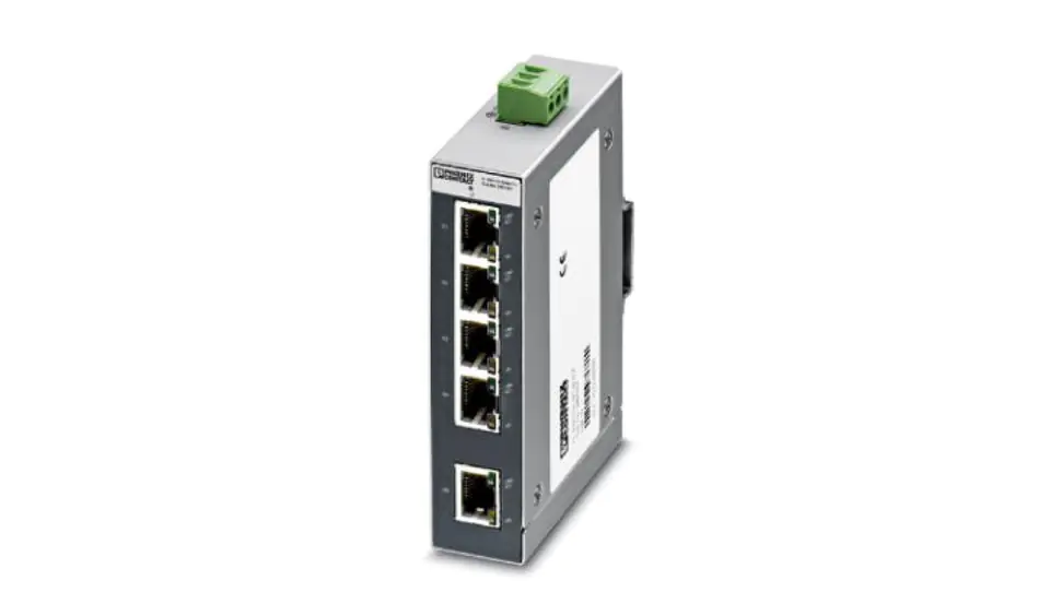 ⁨Industrial Ethernet Switch 5 RJ45 ports 10/100Mbps autocross for FL SWITCH SFNB 5TX 2891001⁩ at Wasserman.eu