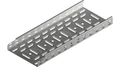 ⁨Perforated cable tray 300x42 thickness 0,7mm KGL300H42/3 140416 /3m/⁩ at Wasserman.eu