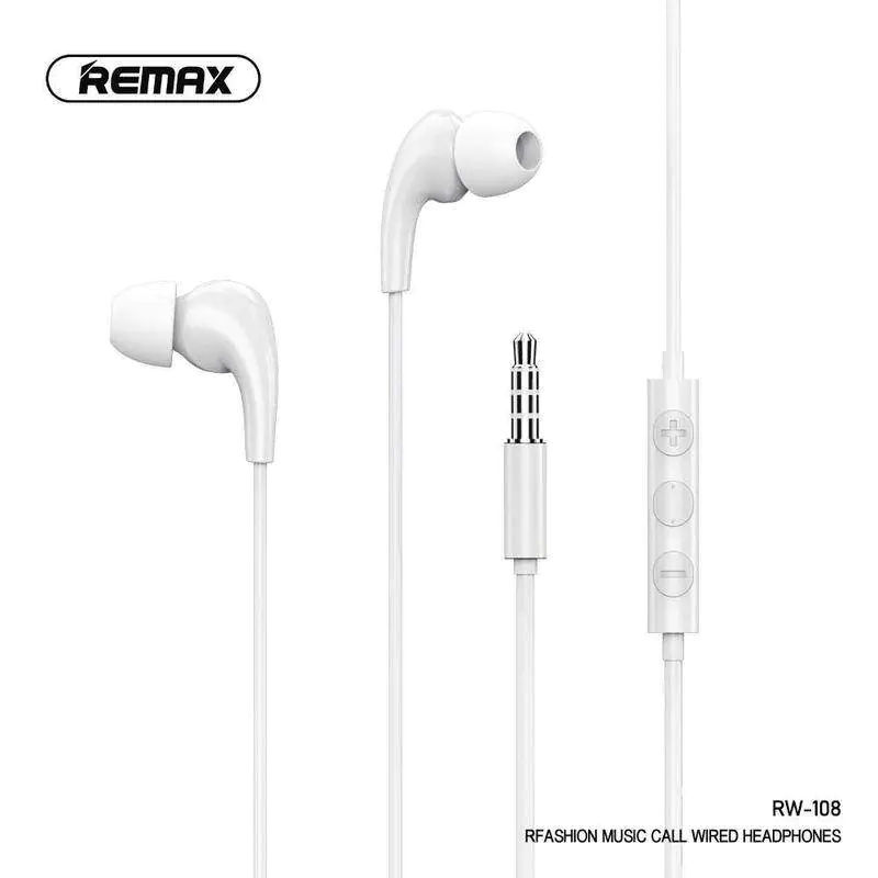 ⁨HEADPHONES REMAX RW-108 white⁩ at Wasserman.eu