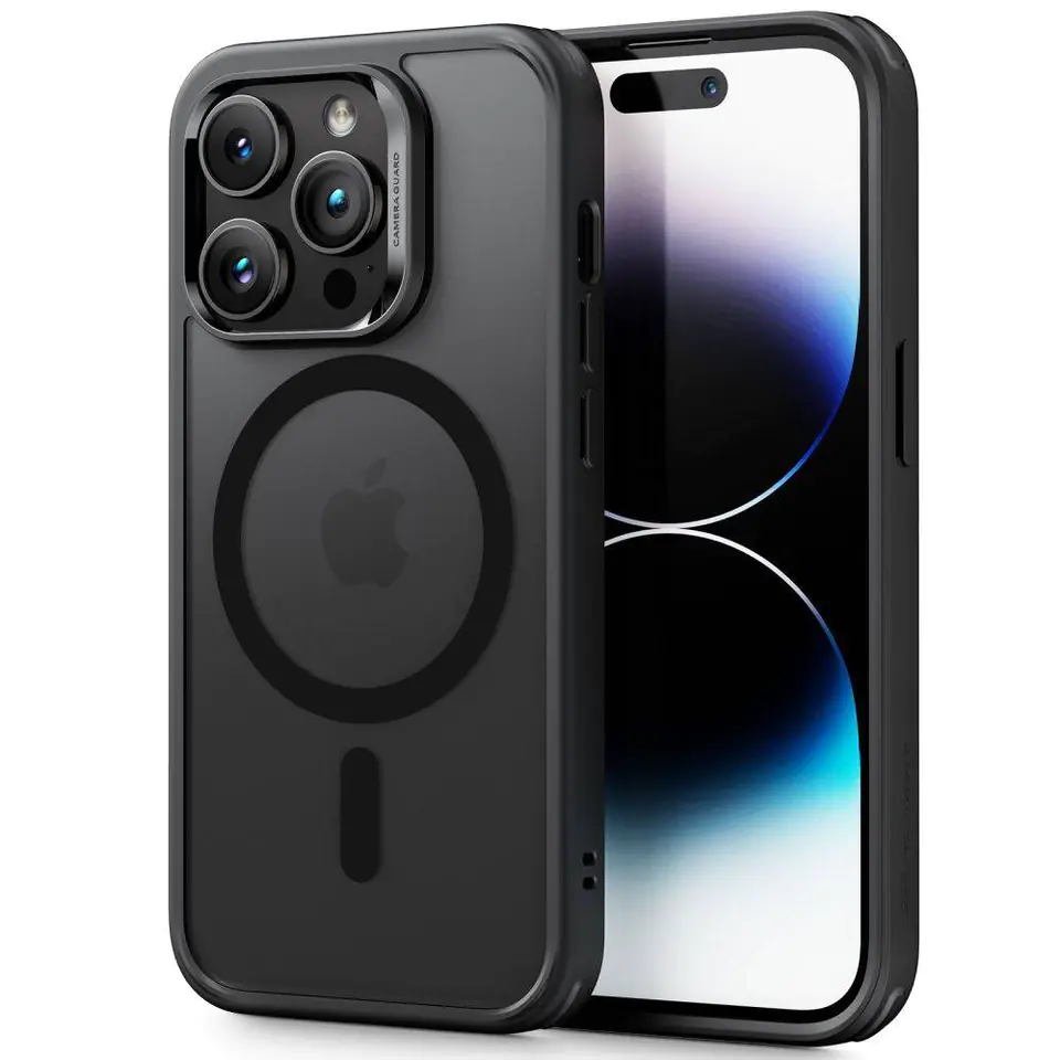 ⁨Case IPHONE 14 PRO ESR CH Halolock MagSafe Frosted Black⁩ at Wasserman.eu