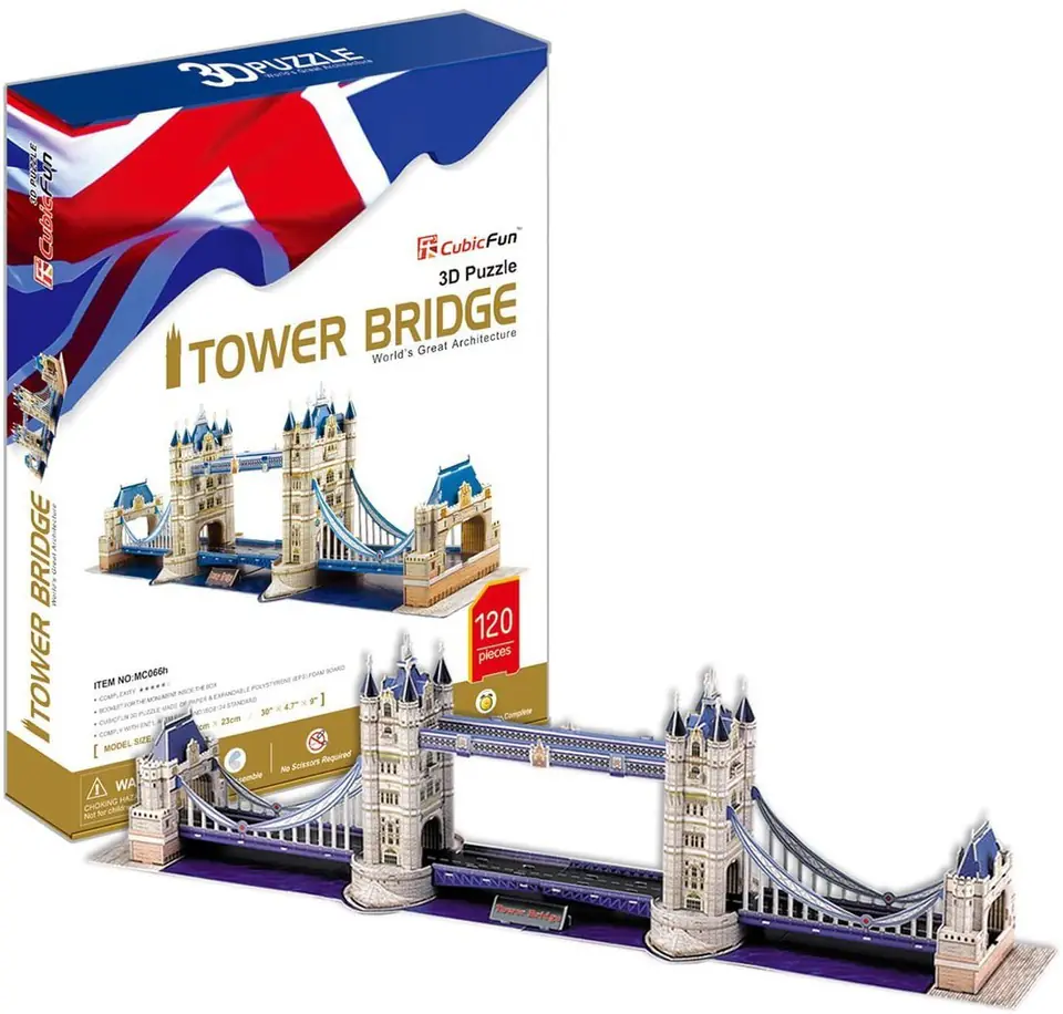 ⁨Cubicfun Puzzle 3D Tower Bridge⁩ at Wasserman.eu