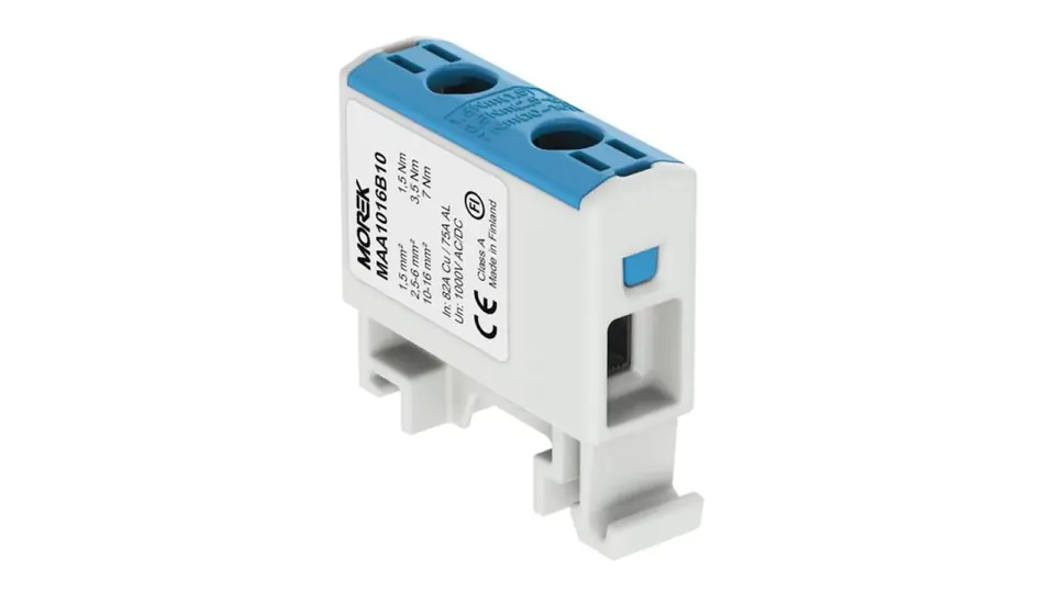 ⁨OTL16 connector blue 1xAL/CU 1,5-16mm2 1000V Universal terminal MAA1016B10⁩ at Wasserman.eu