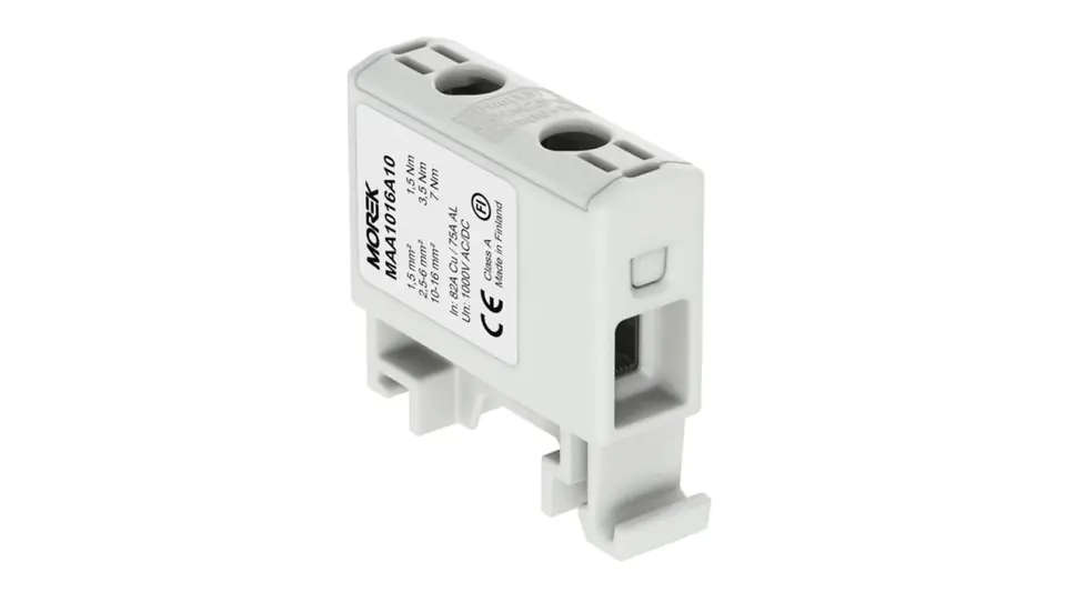 ⁨OTL16 connector grey 1xAL/CU 1,5-16mm2 1000V Universal terminal MAA1016A10⁩ at Wasserman.eu