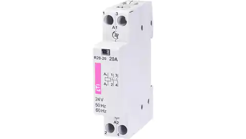 ⁨Modular contactor 20A 24V AC 2Z 0R 20-20 24V 002461211⁩ at Wasserman.eu