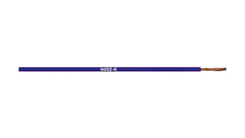 ⁨Przewód bezhalogenowy H05Z-K 90st. C 1x0,75 ciemnoniebieski 4725142 /100m/⁩ w sklepie Wasserman.eu