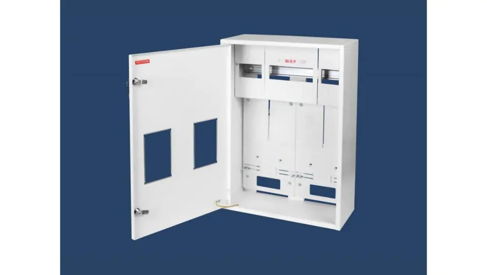 ⁨Counter cabinet surface/flush-mounted (universal) 2-meter 3-phase 18 modules sealed IP30 115mm RU-2L-P O O/E⁩ at Wasserman.eu