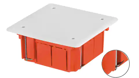 ⁨Install-Box Puszka instalacyjna p/t karton-gips 95x95x50mm ceglasta 0261-00⁩ w sklepie Wasserman.eu