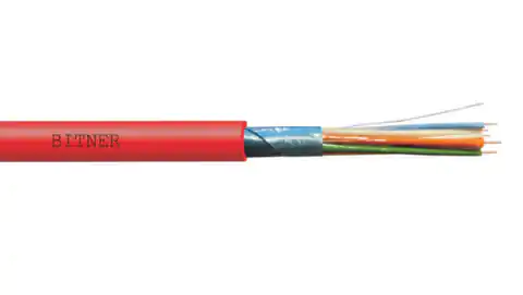 ⁨Kabel telekomunikacyjny ognioodporny HTKSHekw PH90 4x2x0,8 B10103 /bębnowy/⁩ w sklepie Wasserman.eu