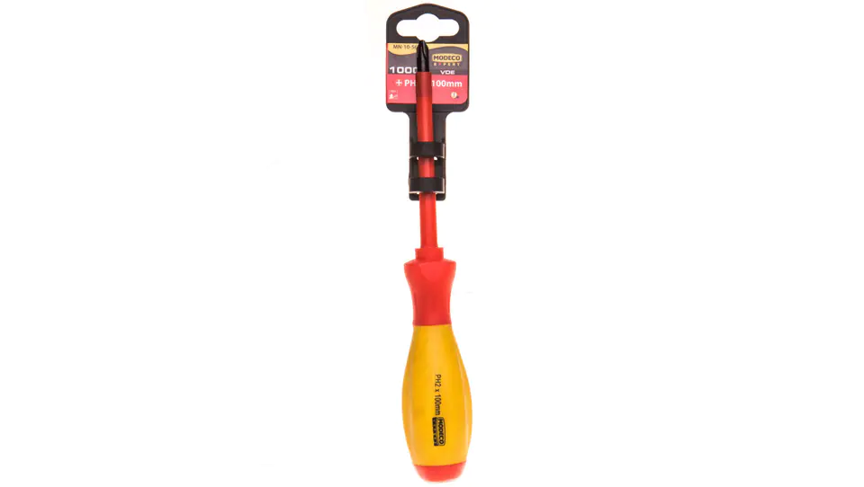 ⁨Insulated cross-screwdriver PH2x100mm for 1000V EXPERT MN-10-563⁩ at Wasserman.eu