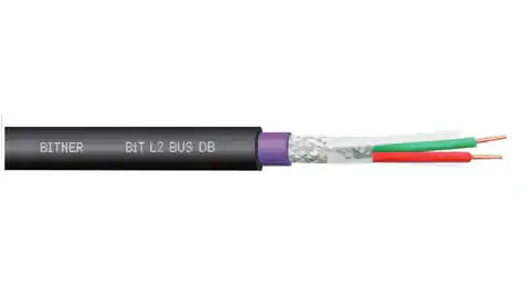 ⁨Kabel do sieci Profibus BiT L2 BUS DB O2YS(St)CYY 1x2x0,64 EB0017 klasa Eca /bębnowy/⁩ w sklepie Wasserman.eu