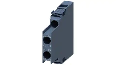 ⁨2NC auxiliary contact block, side to contact mount. 3RT202, in many. S0, 3RH2921-1DA02⁩ at Wasserman.eu