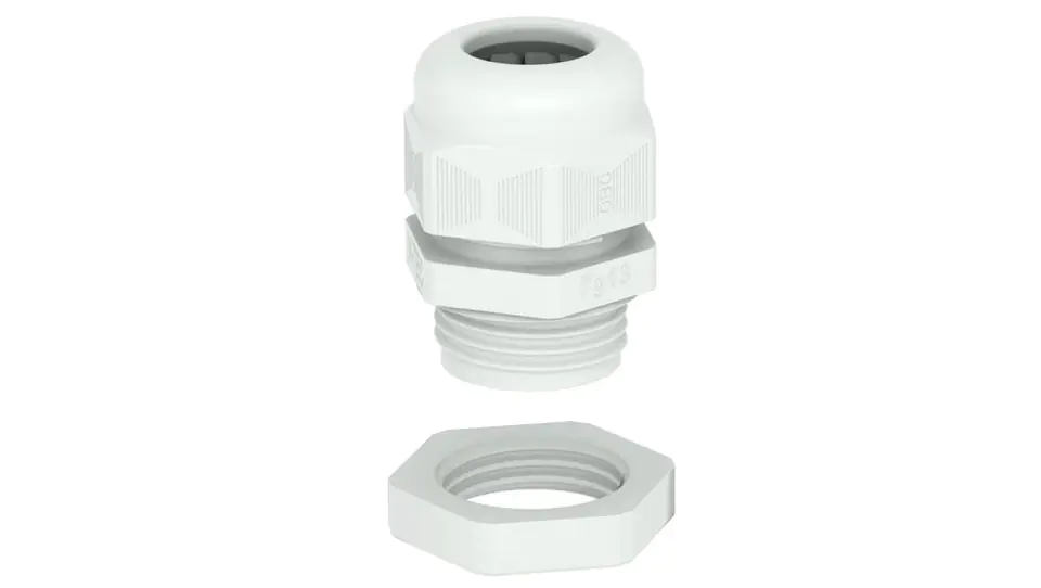 ⁨Polyamide cable gland PG13,5 IP68 V-TEC PG13,5+ LGR light grey 2024661⁩ at Wasserman.eu