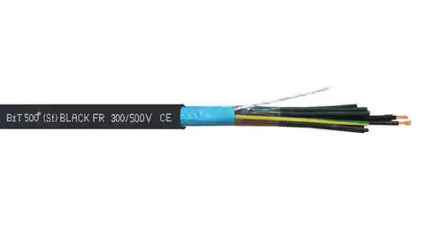 ⁨Control cable BiT 500 (St) BLACK FR 16x2x0,75 300/500V SB2580 class Eca /drum/⁩ at Wasserman.eu