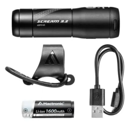 LAMPA ROWEROWA PRZEDNIA SCREAM 3.2 600LM ŁADOWALNA w sklepie Wasserman.eu