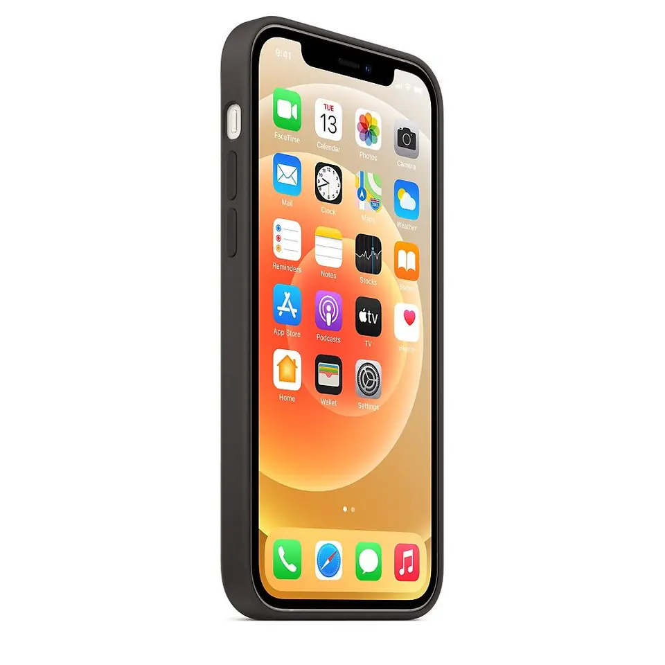 IPHONE 12_12 PRO Silicone Case Black at Wasserman.eu