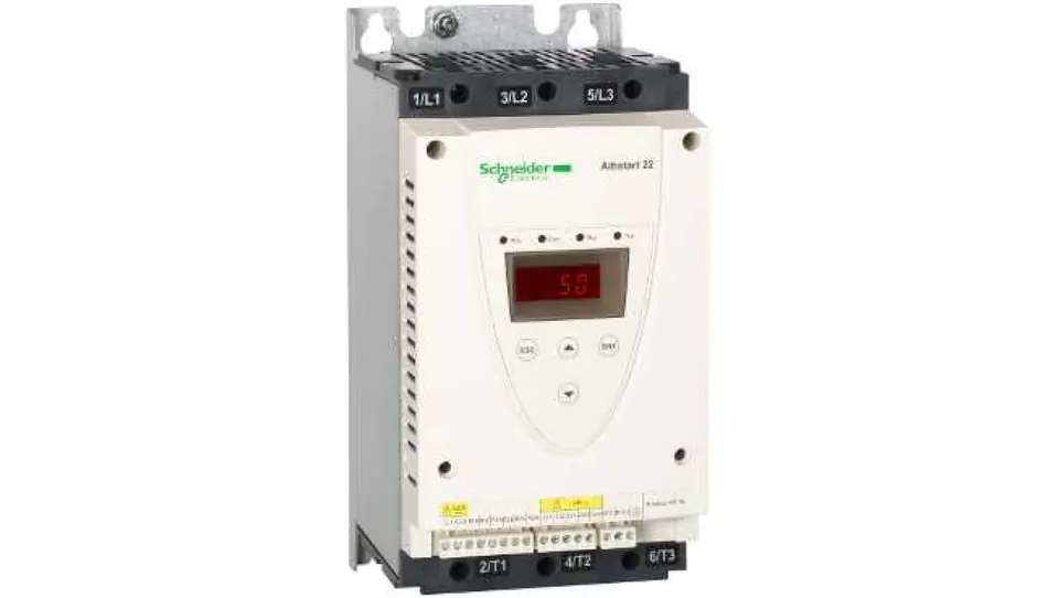 ⁨Softstart 3-fazowy 200-480VAC 17A 7,5kW/400V Uc=220V AC ATS22D17Q⁩ w sklepie Wasserman.eu