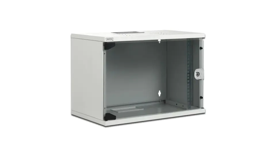 Szafa krosowa SoHo wisząca niedzielona 19 cali 9U 520x400 szara, niezmontowana DN-19 09-U-S-1 w sklepie Wasserman.eu
