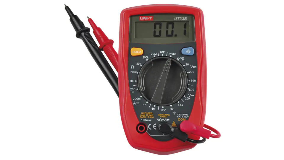 ⁨Universal meter, multimeter with UT33B HOLD function⁩ at Wasserman.eu